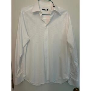 Bagutta White Dress Shirt Mens 42 16 1/2